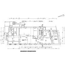 Grundriss, Bauzeichnung für Architekturbüro - Honorarbasis AutoCAD