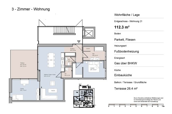 Ansicht Wohnung Fluchtplan Rettungsplan Expose Makler Rechnung